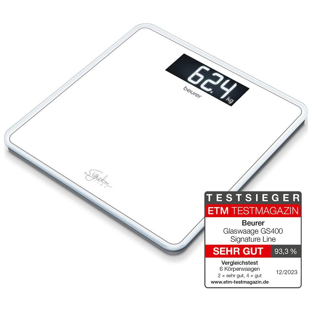 Beurer GS 400 SignatureLine Glas-Personenwaage 200 kg