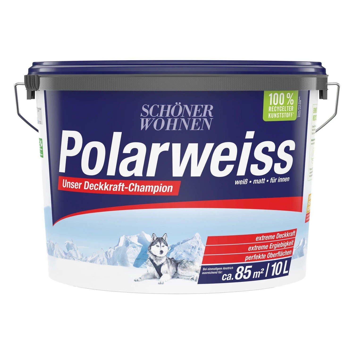 Schöner Wohnen Polarweiss Wandfarbe matt 10 l