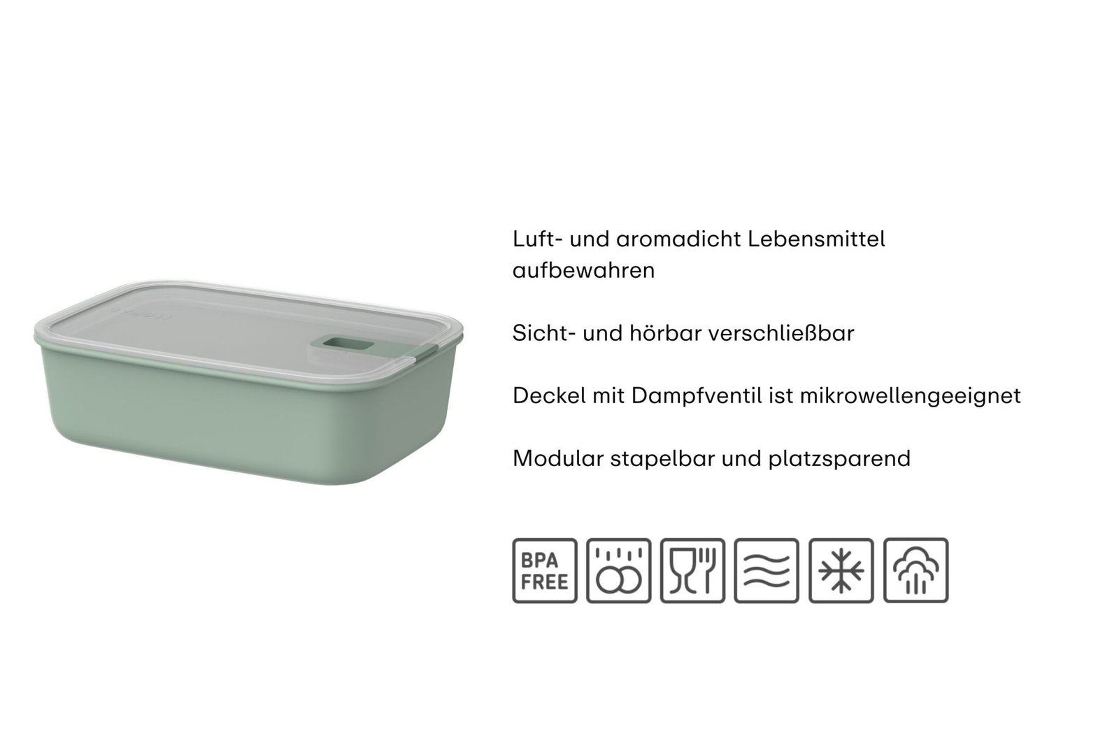 Mepal EasyClip Frischhaltedose 1000 ml