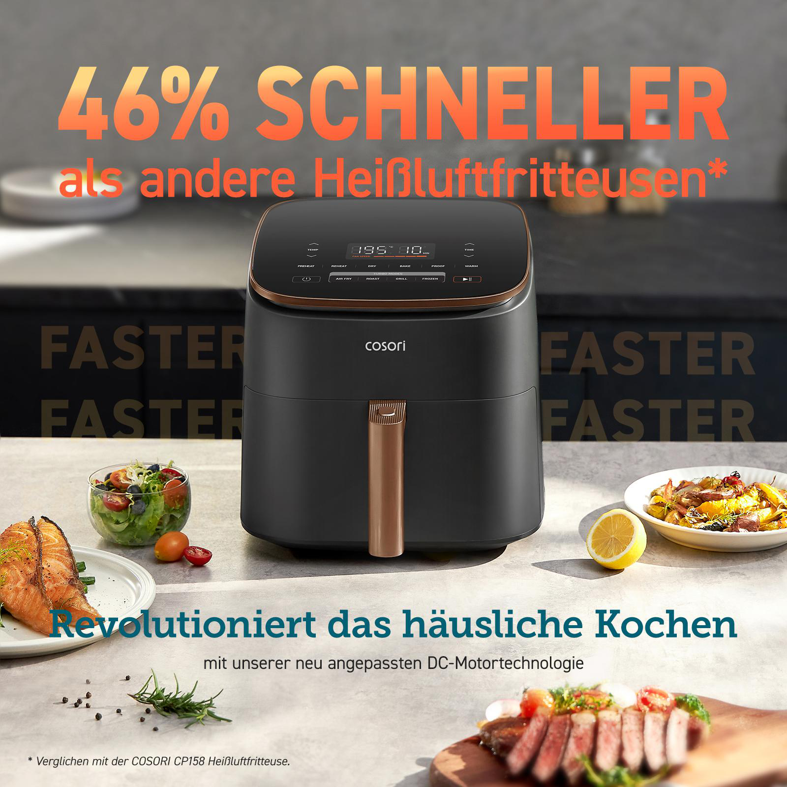 Cosori TurboBlaze Heißluftfritteuse 6 l
