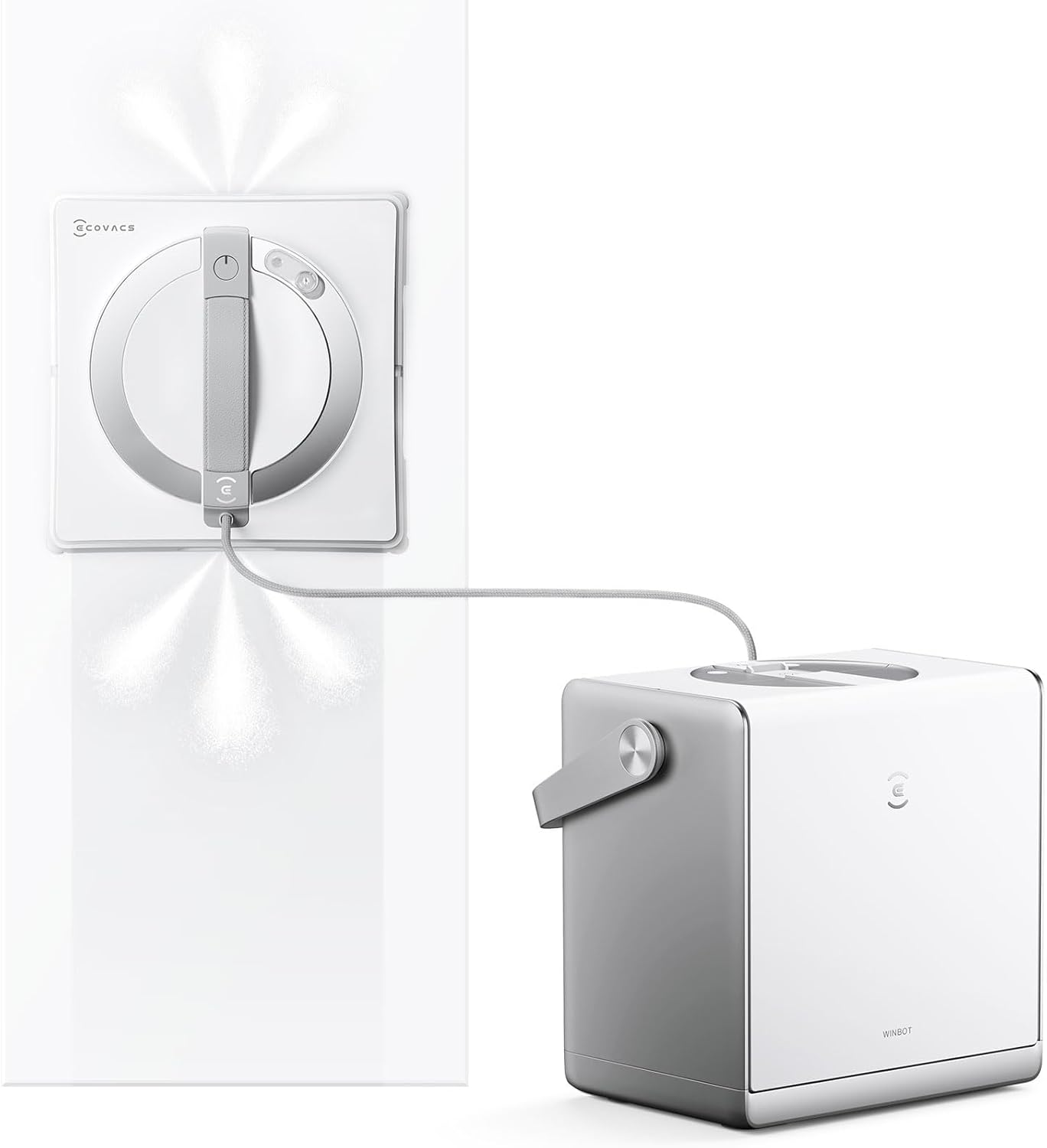 Ecovacs Winbot W2S Omni Fensterputzroboter mit Station