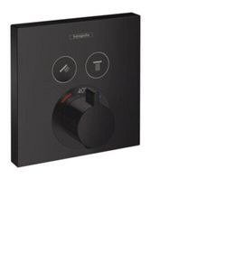 Hansgrohe ShowerSelect 15763670 Unterputz-Thermostat 2 Verbraucher Mattschwarz