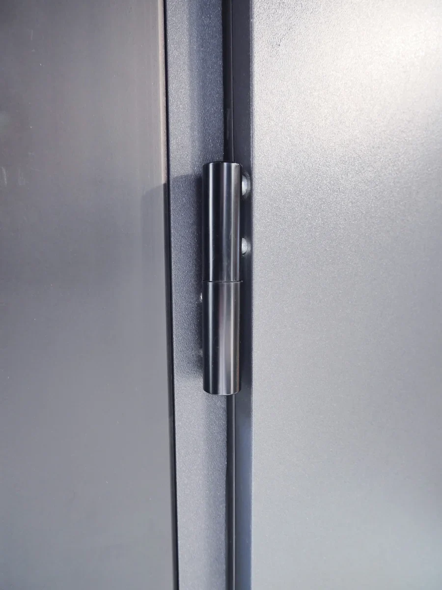 FM Türen Louis 82 Aluminium-Stahl Haustür RC2 anthrazit Blackline 110 x 210 cm links