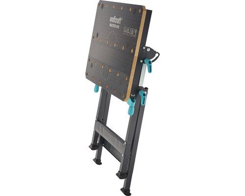 Wolfcraft Master 650 Ergo Klappbare Werkbank mit Schraubstock (6870000)