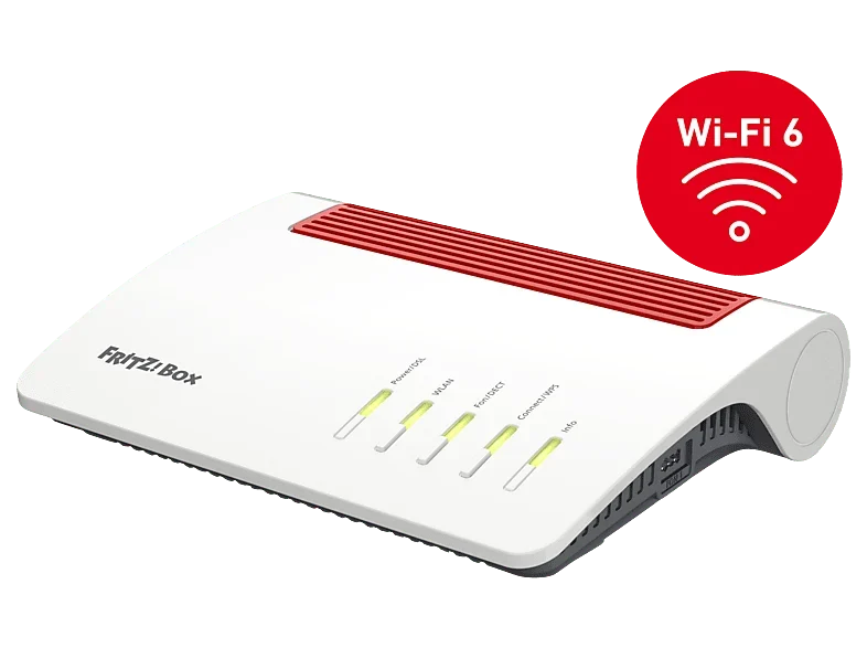 FRITZ!Box 7590 AX WLAN-Router Wi-Fi 6 VDSL/ADSL Modem bis 3.550 Mbit/s