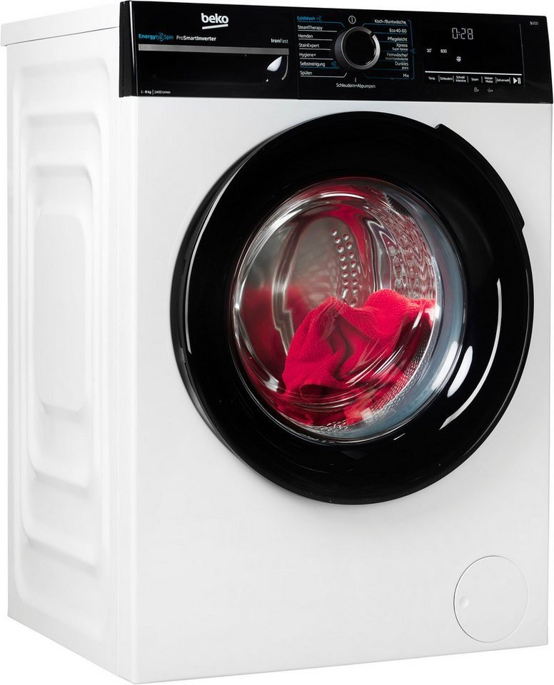 Beko BM3WFU4841W Waschmaschine 8 kg EnergySpin