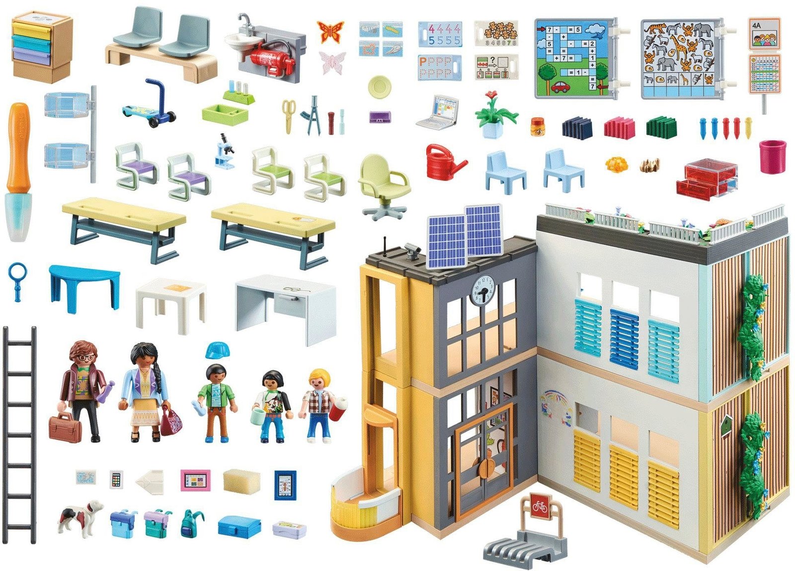Playmobil City Life Große Schule 71327 mit 282 Teilen