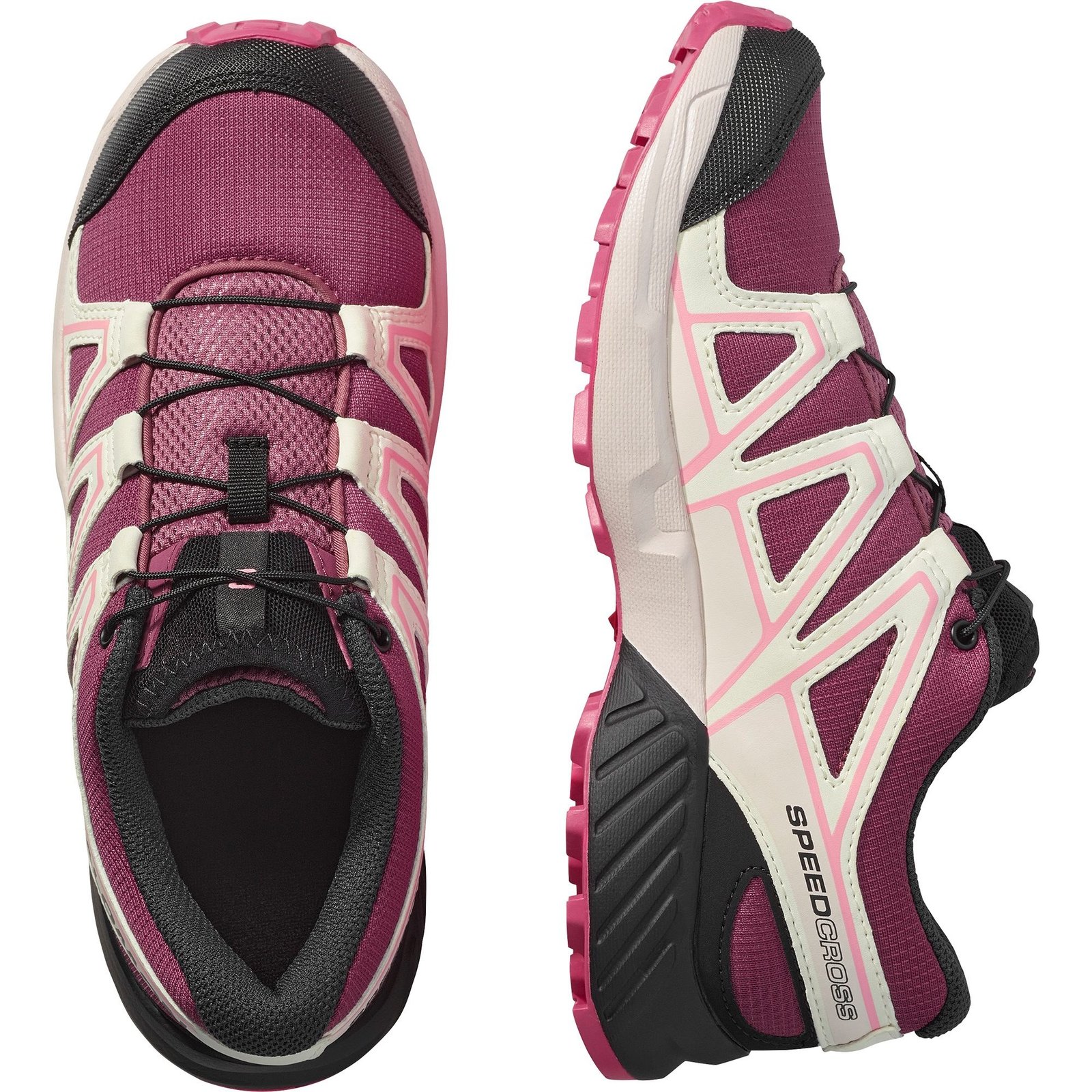 Salomon SpeedCross Jr. Kinder Trailrunning-Schuhe Schnellschnürsystem