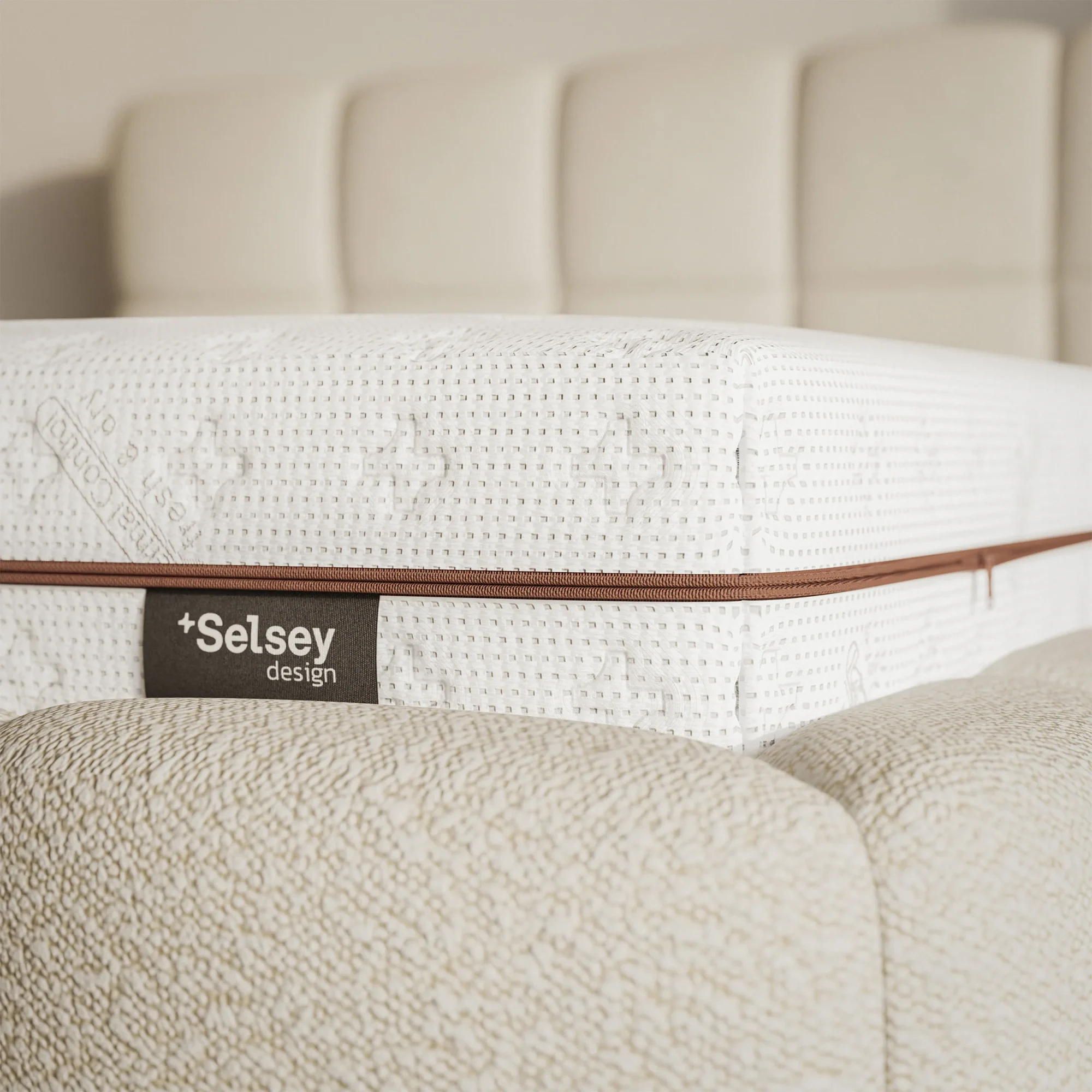 Selsey Somcoco Taschenfederkernmatratze 90 x 200 cm mit Kokos und PUR-Schaum, beidseitig verwendbar