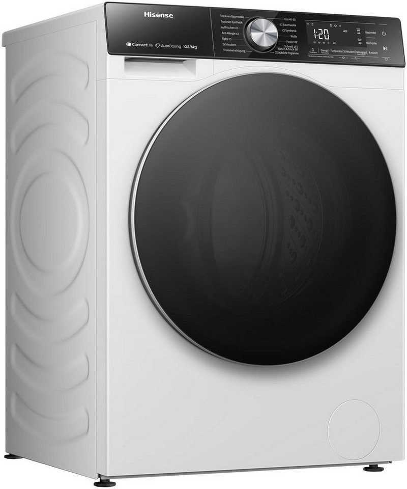 Hisense WD5S1045BW Waschtrockner 10,5/6 kg