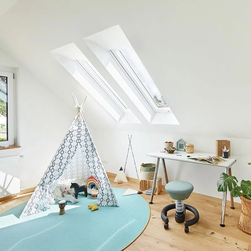Roto Designo R88C Klapp-Schwingfenster Kunststoff weiß 114 x 118 cm