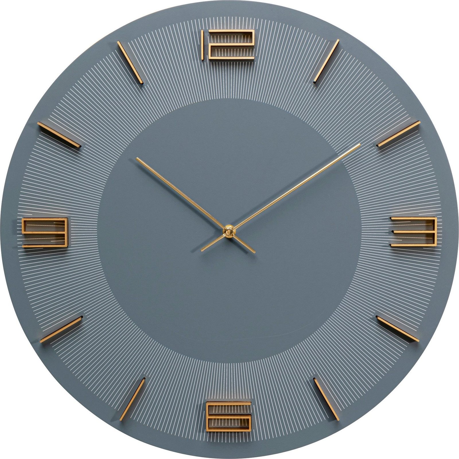 KARE Design Leonardo Wanduhr Ø 49 cm Grau
