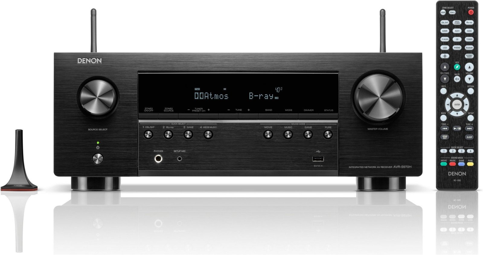 Denon AVR-S970H 7.1-Kanal AV-Receiver mit Dolby Atmos und Bluetooth
