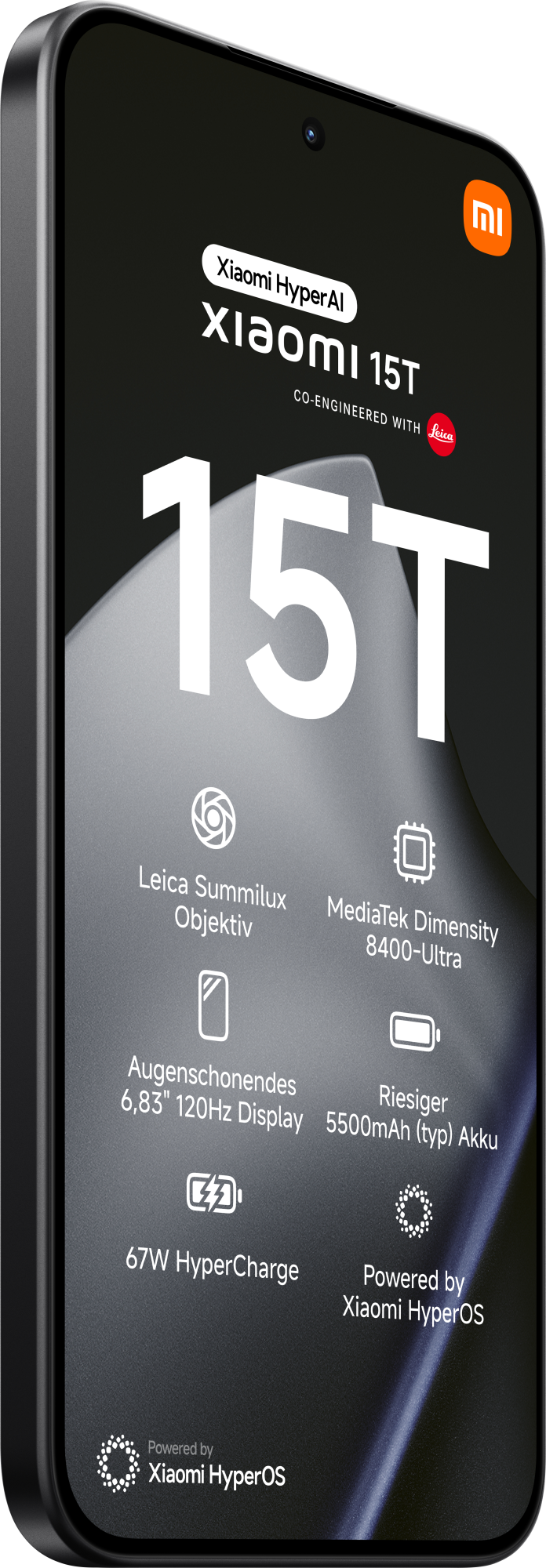Xiaomi 15T 5G Smartphone 6,83 Zoll 256 GB