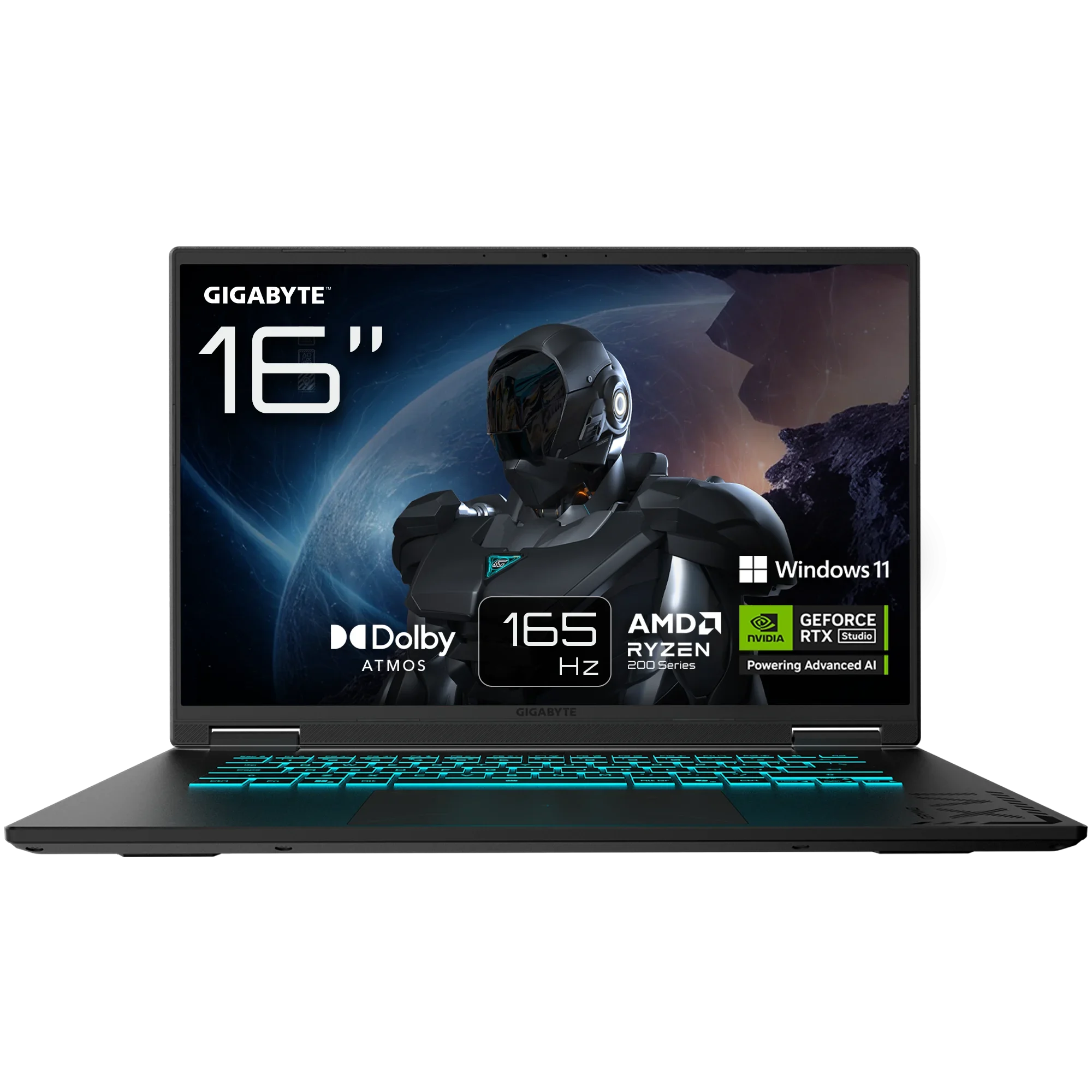 GIGABYTE Gaming A16 3VH Gaming-Notebook Ryzen 7 260 RTX 5060 165 Hz