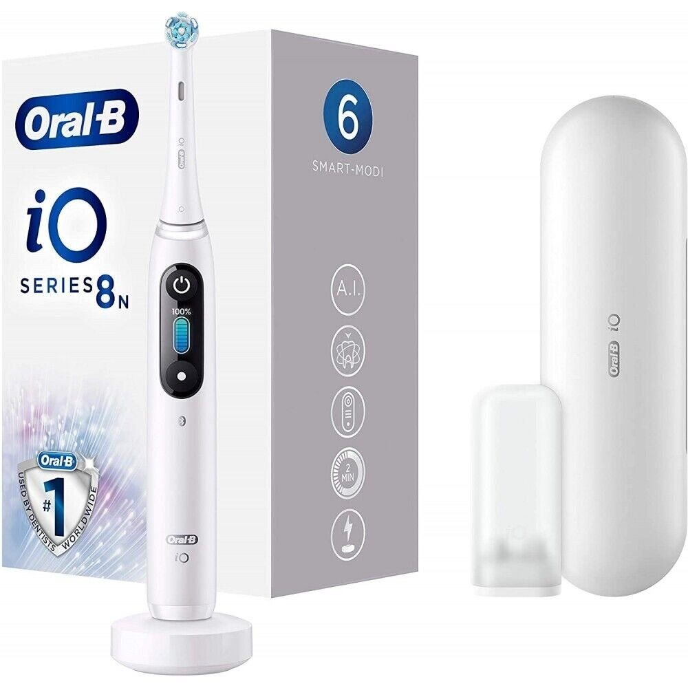 Oral-B iO Series 8N Elektrische Zahnbürste mit Reise-Etui