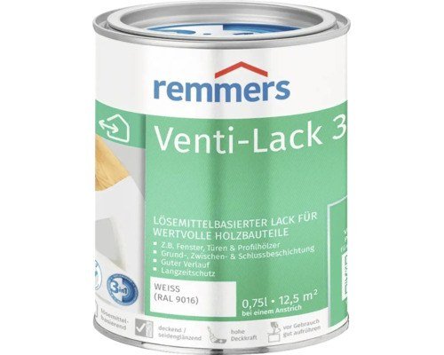 Remmers Venti Decklack weiß seidenglänzend 750 ml