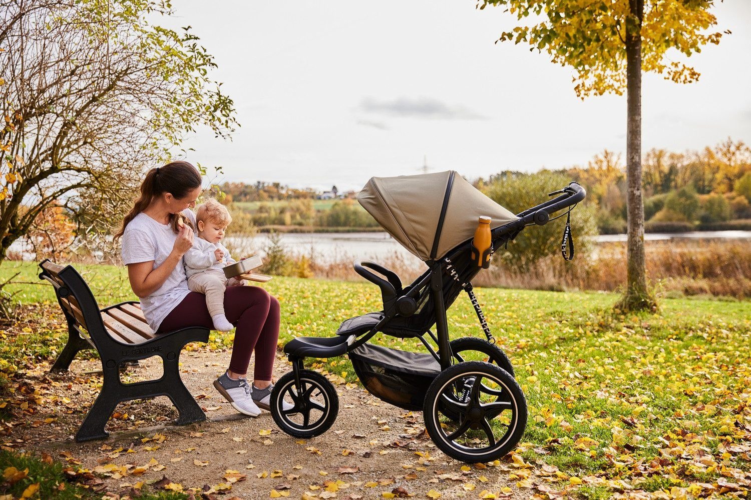 Hauck Runner 3 Jogging-Kinderwagen mit Luftreifen