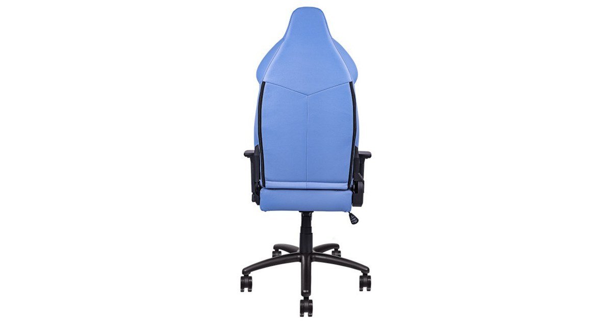 Thermaltake V Comfort Gaming-Stuhl Kunstleder blau/weiß