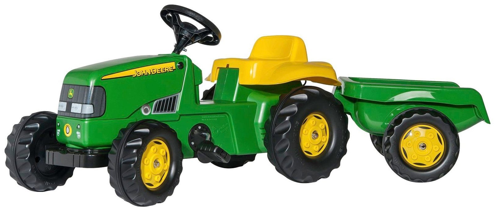 Rolly Toys rollyKid John Deere Trettraktor mit Anhänger