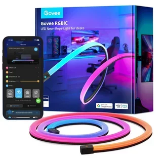 Govee RGBIC LED Neon Rope Light H61C3 für Schreibtische 3 m