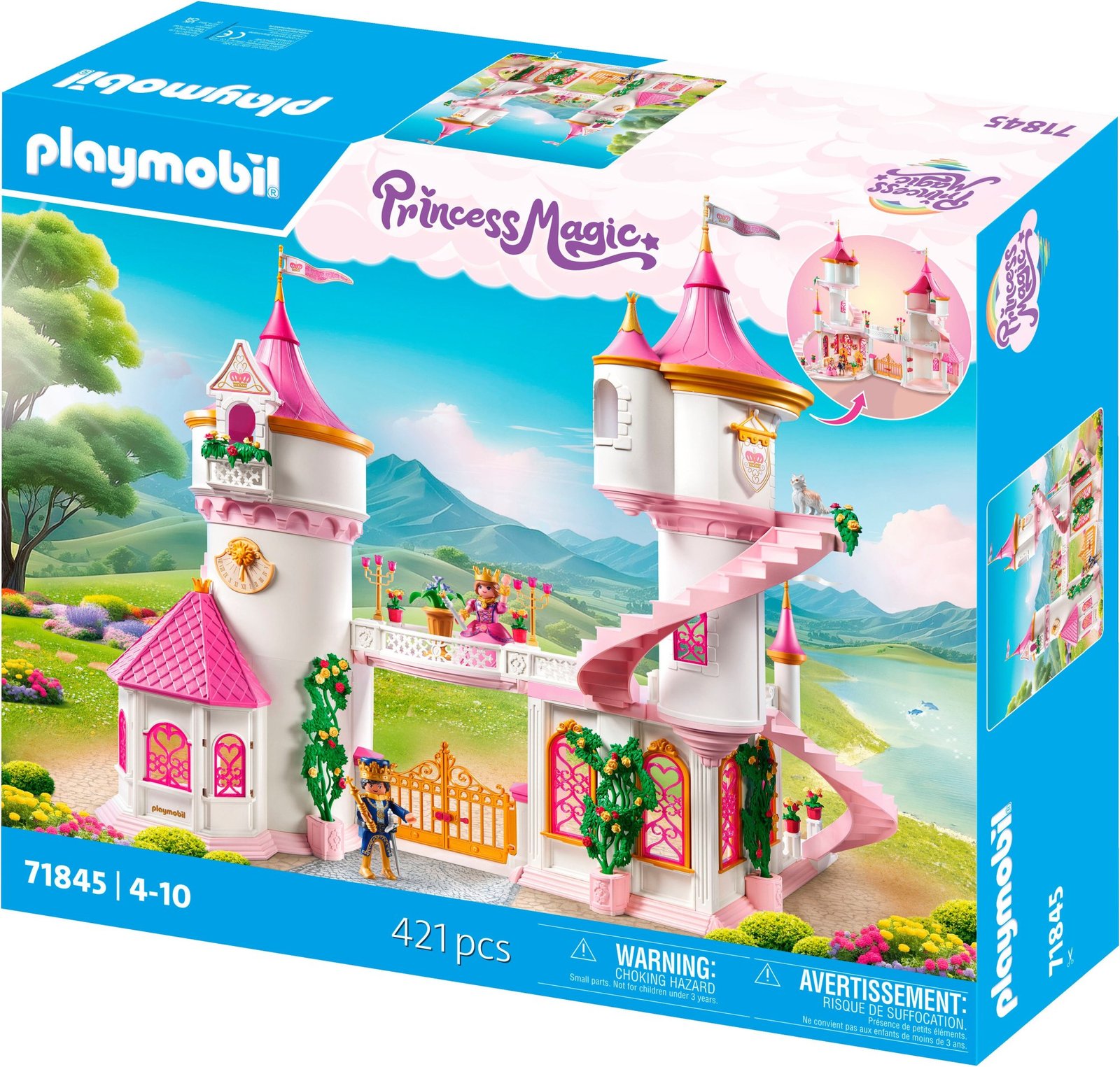 Playmobil Princess Magic Prinzessinnenschloss mit Königspaar 71845