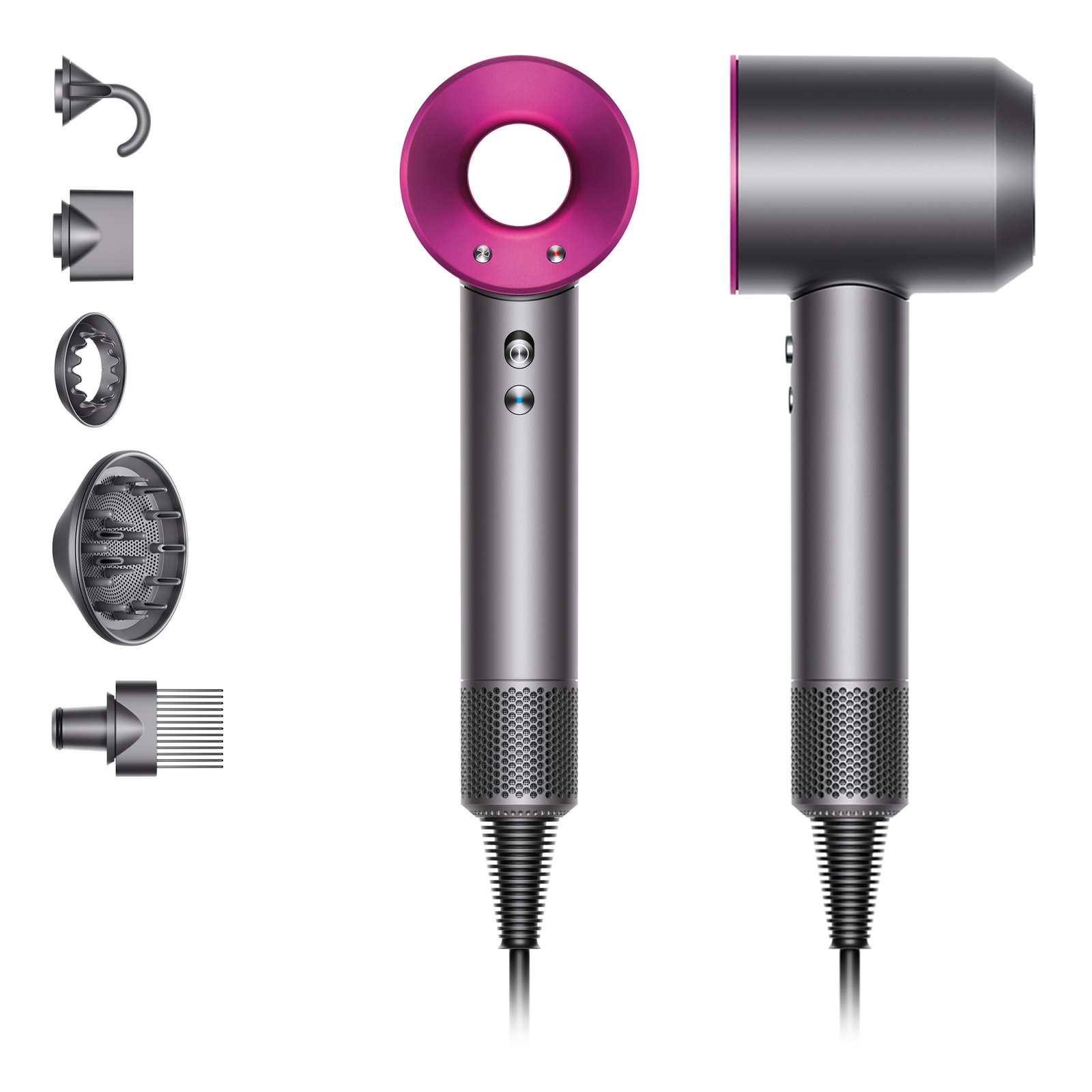 Dyson Supersonic HD07 Haartrockner Anthrazit/Fuchsia