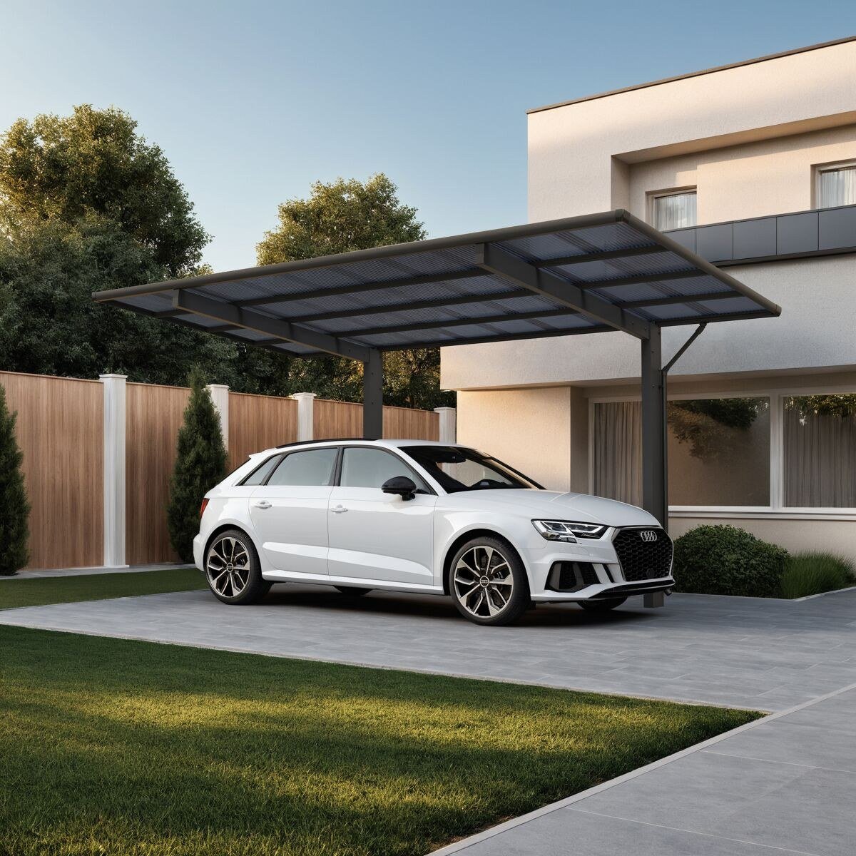 Ximax Carport Wing Typ 80 Aluminium Einzelcarport