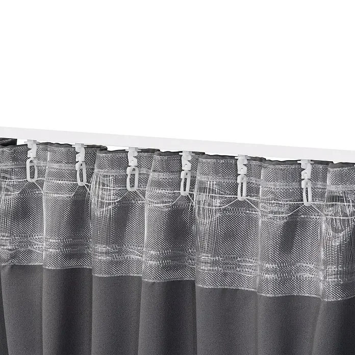 Elbersdrucke Midnight Verdunkelungsvorhang Grau 140 × 255 cm