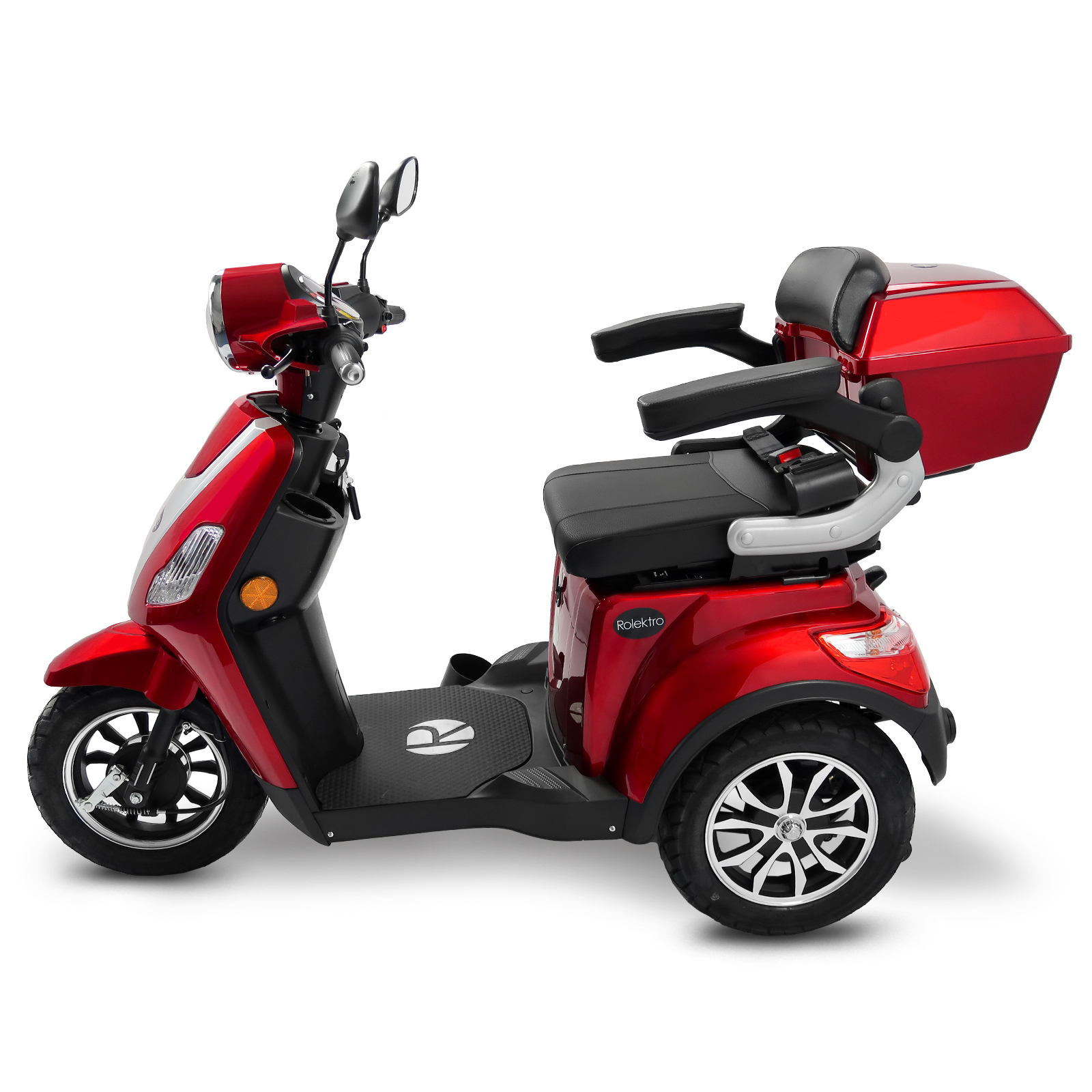 Rolektro E-Trike 25 V.3 Elektro-Dreirad 1000 W mit Topcase