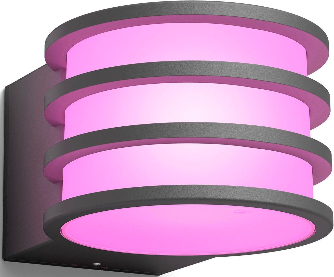 Philips Hue Lucca Außenwandleuchte anthrazit White and Color Ambiance E27