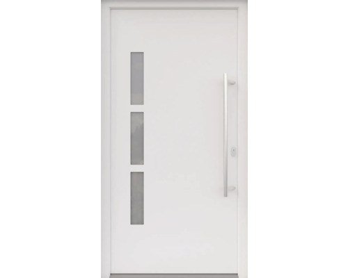 ARON Basic Alu 3131 Haustür Aluminium-Kunststoff verkehrsweiß 100 x 210 cm DIN rechts