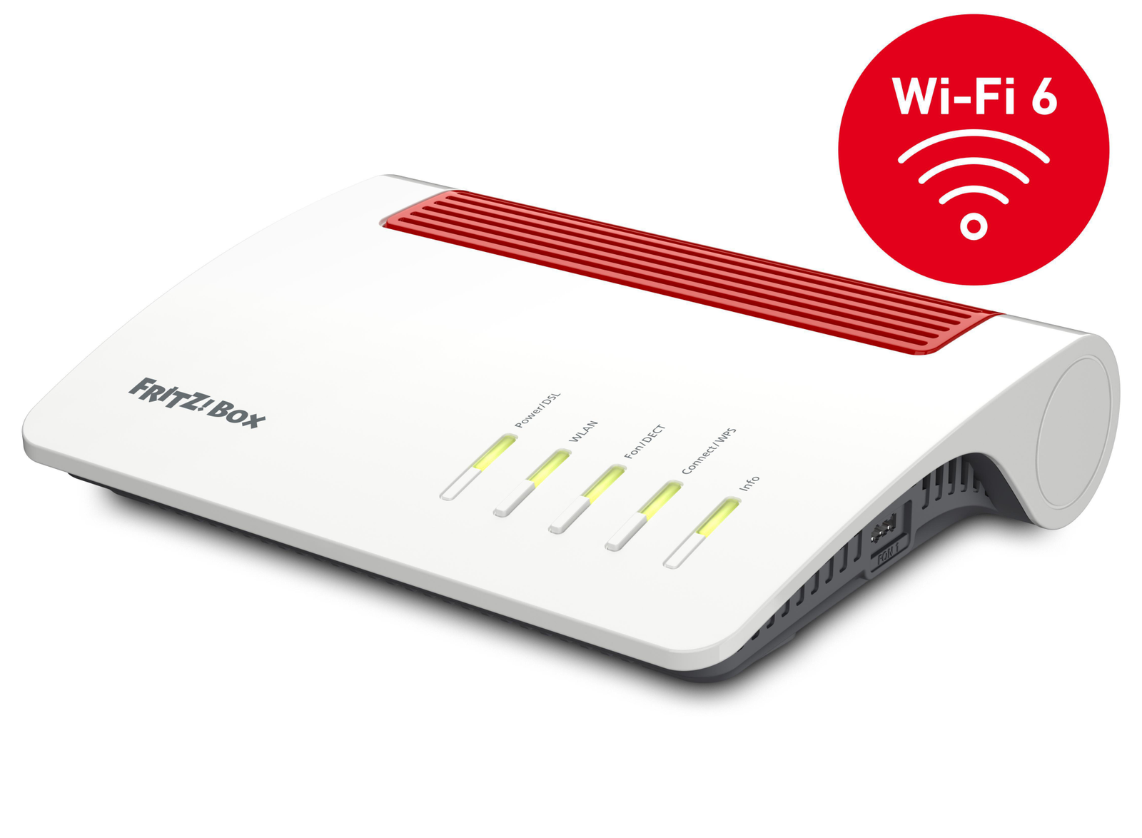 FRITZ!Box 7590 AX WLAN-Router Wi-Fi 6 VDSL/ADSL Modem bis 3.550 Mbit/s