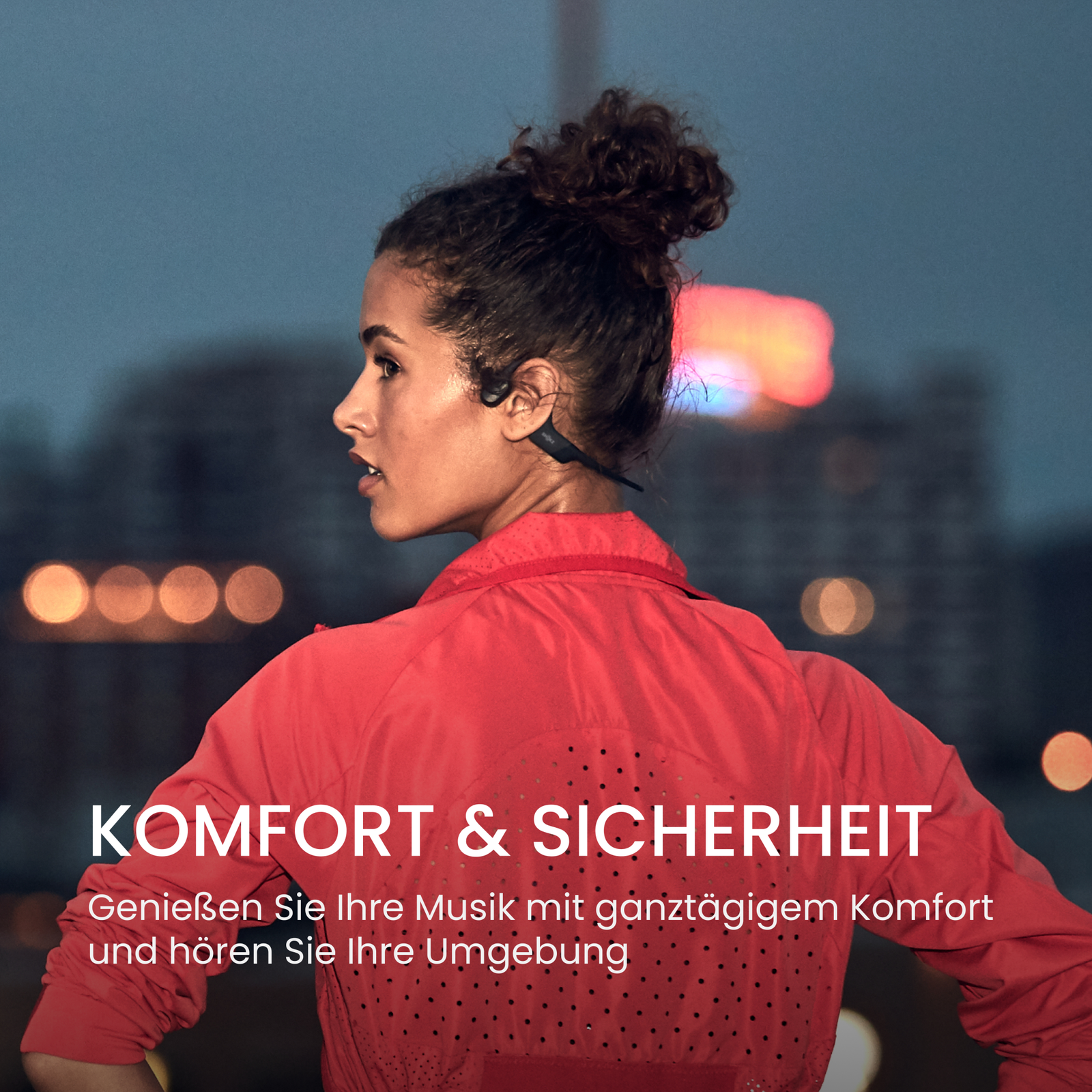 Shokz OpenRun Knochenschall-Kopfhörer für Sport