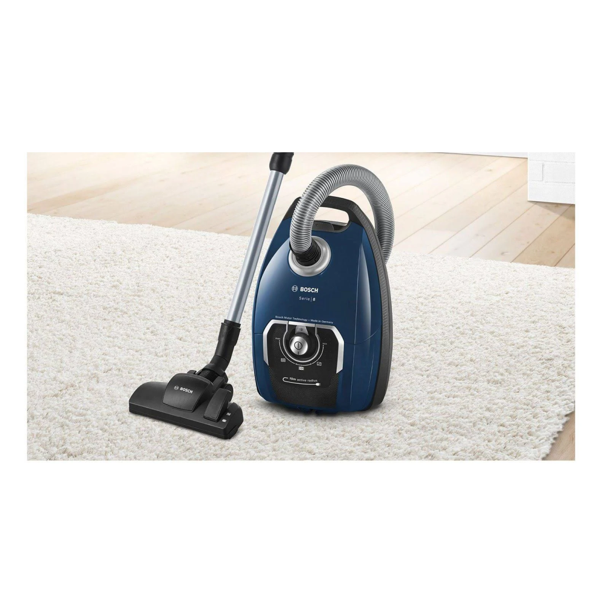 Bosch Serie 8 BGB75X494 Bodenstaubsauger mit Beutel 650 W