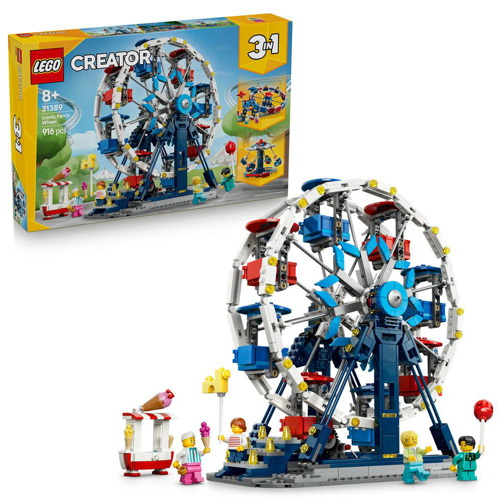 LEGO Creator 3-in-1 Legendäres Riesenrad 31389 mit 916 Teilen