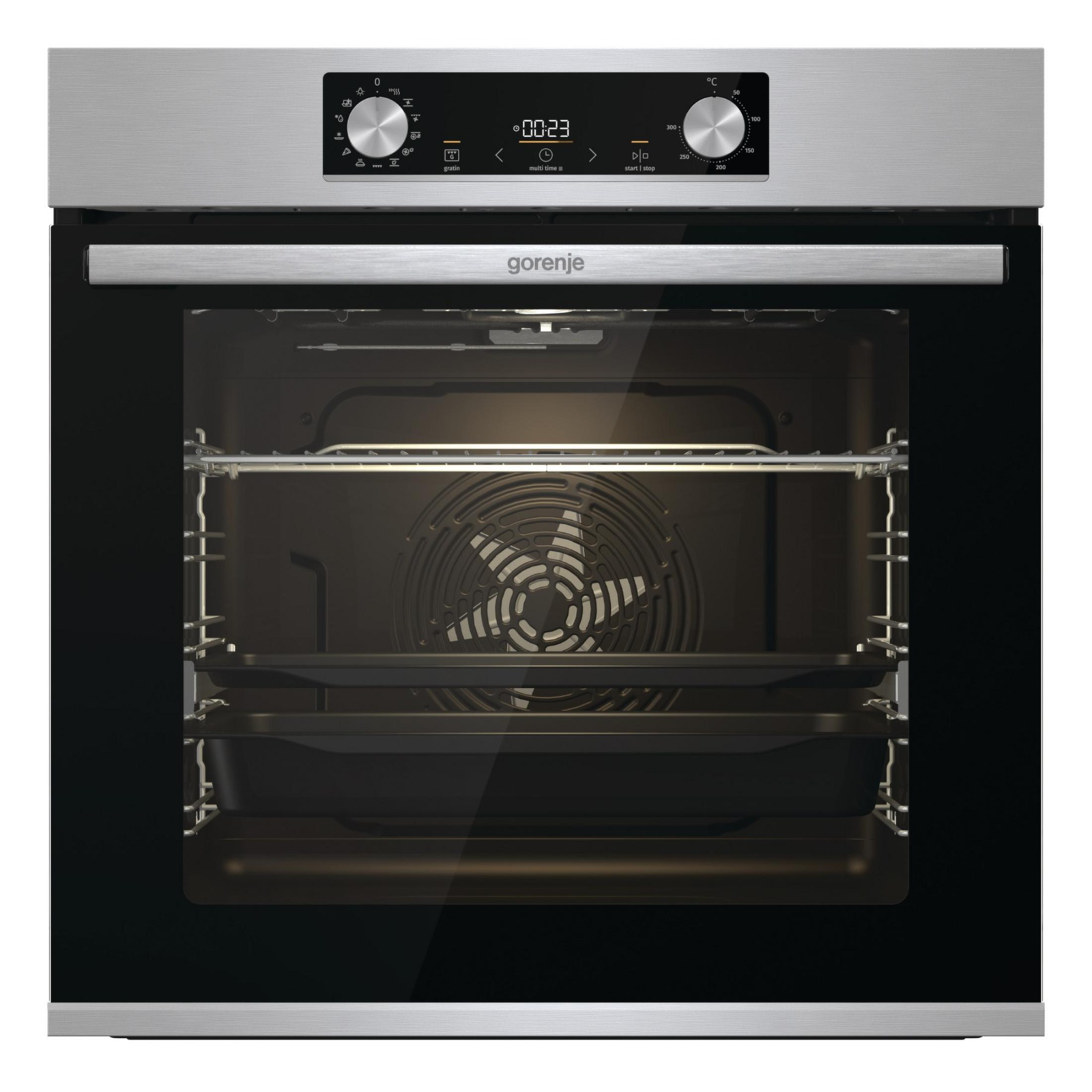 Gorenje BOS6737E13X Einbaubackofen 77 l mit Leicht-Reinigung