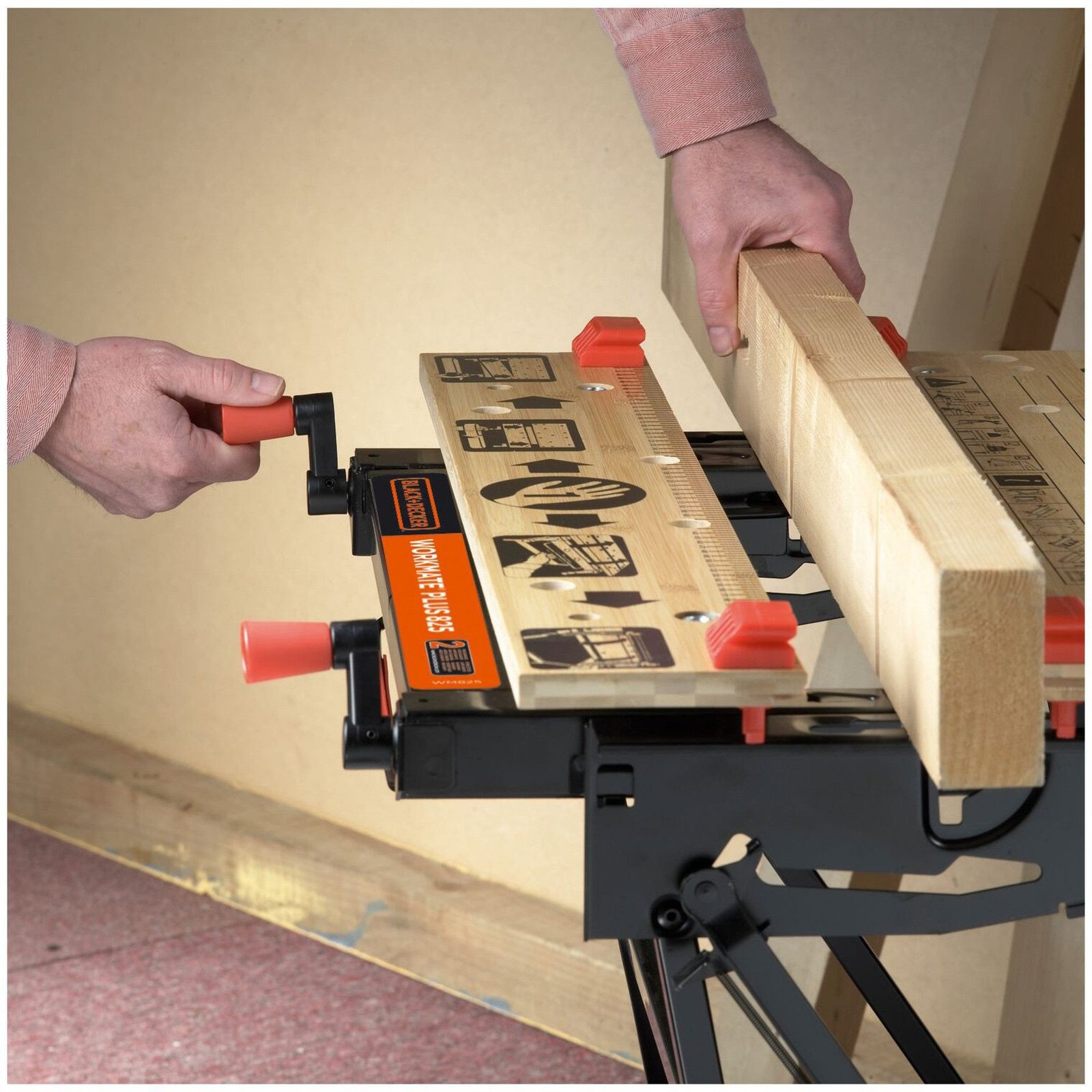 Black & Decker WM825 Workmate Klappbare Werkbank aus Stahl