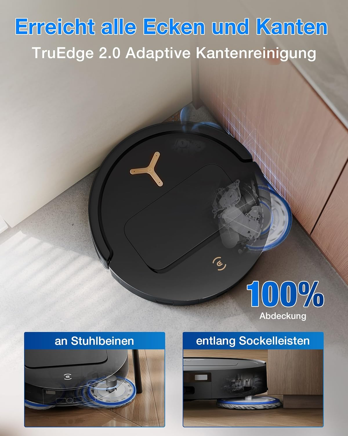Ecovacs Deebot T50 Pro Omni Gen3 Saug- und Wischroboter 25000 Pa