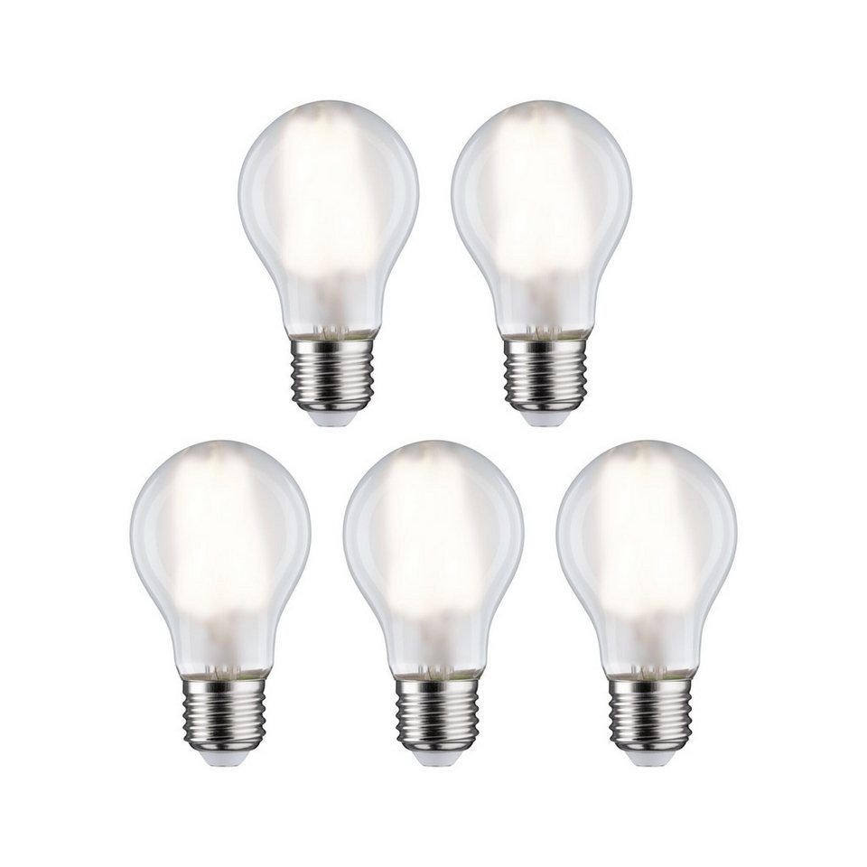 Paulmann LED Leuchtmittel 29091 AGL 7 W E27 neutralweiß 806 lm 5er-Pack