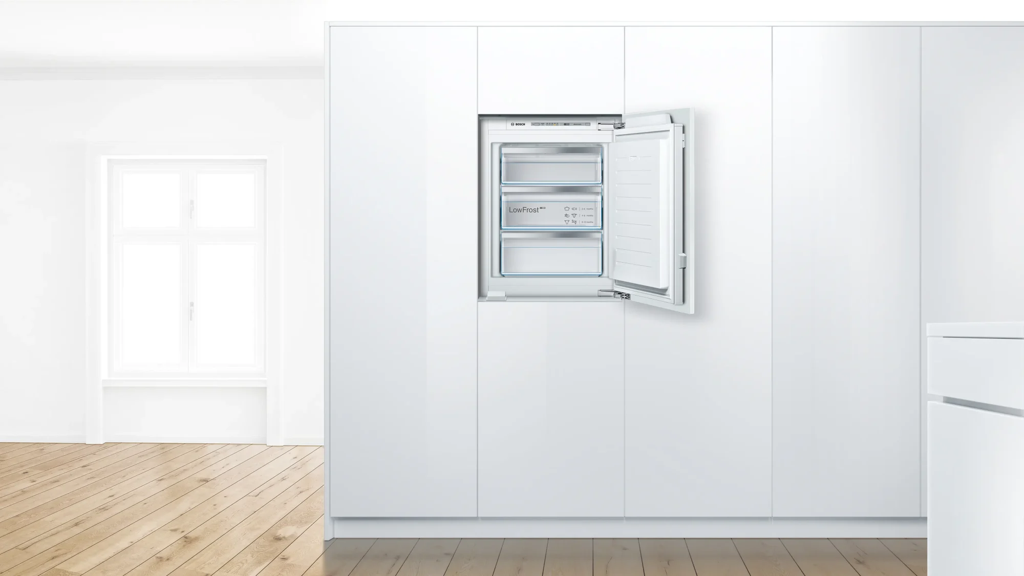 Bosch Serie 4 GIV11AFE0 Einbau-Gefrierschrank 72 l vollintegrierbar