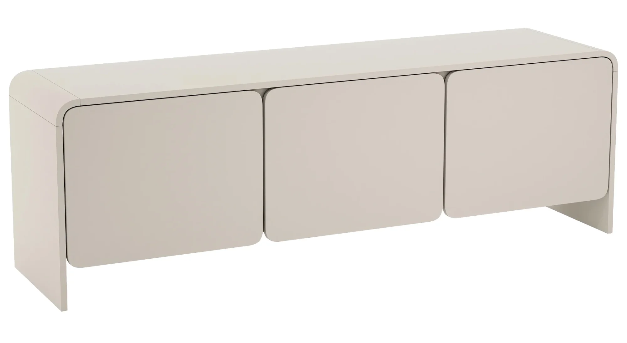 Selsey Lummo Drehtüriger TV-Schrank 156 cm Kaschmir mit Soft-Close