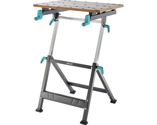 Wolfcraft Master 650 Ergo Klappbare Werkbank mit Schraubstock (6870000)