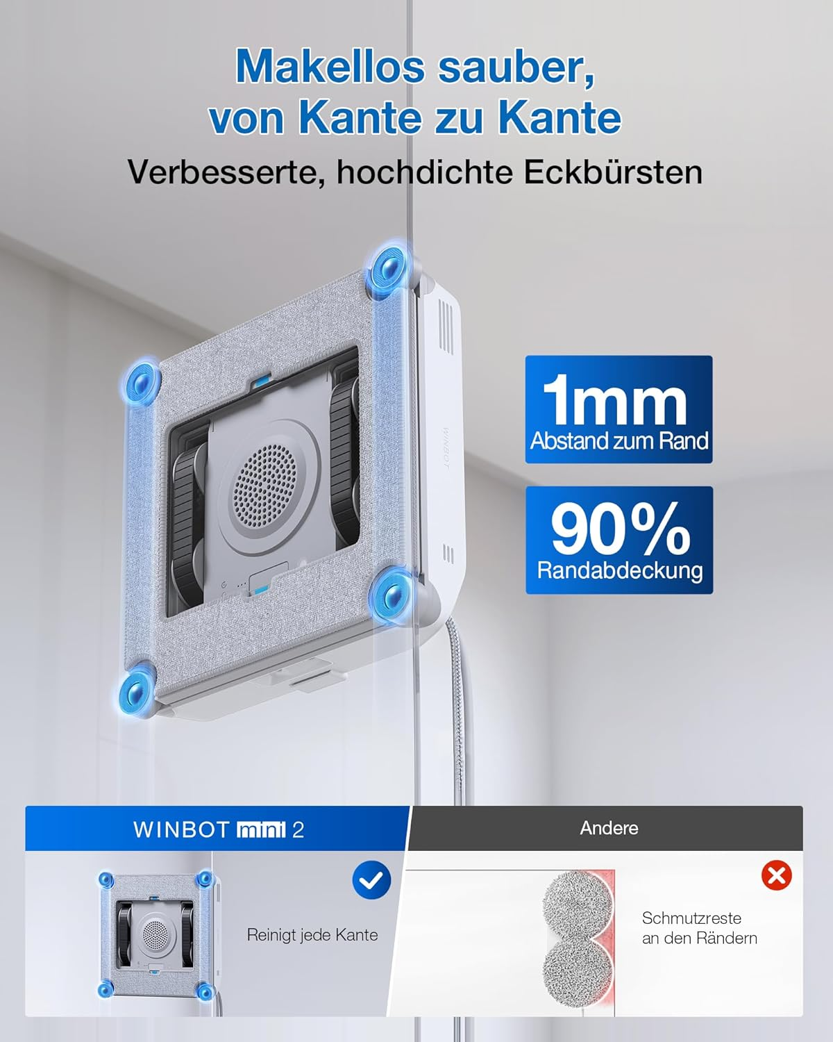 Ecovacs Winbot Mini 2 Fensterputzroboter
