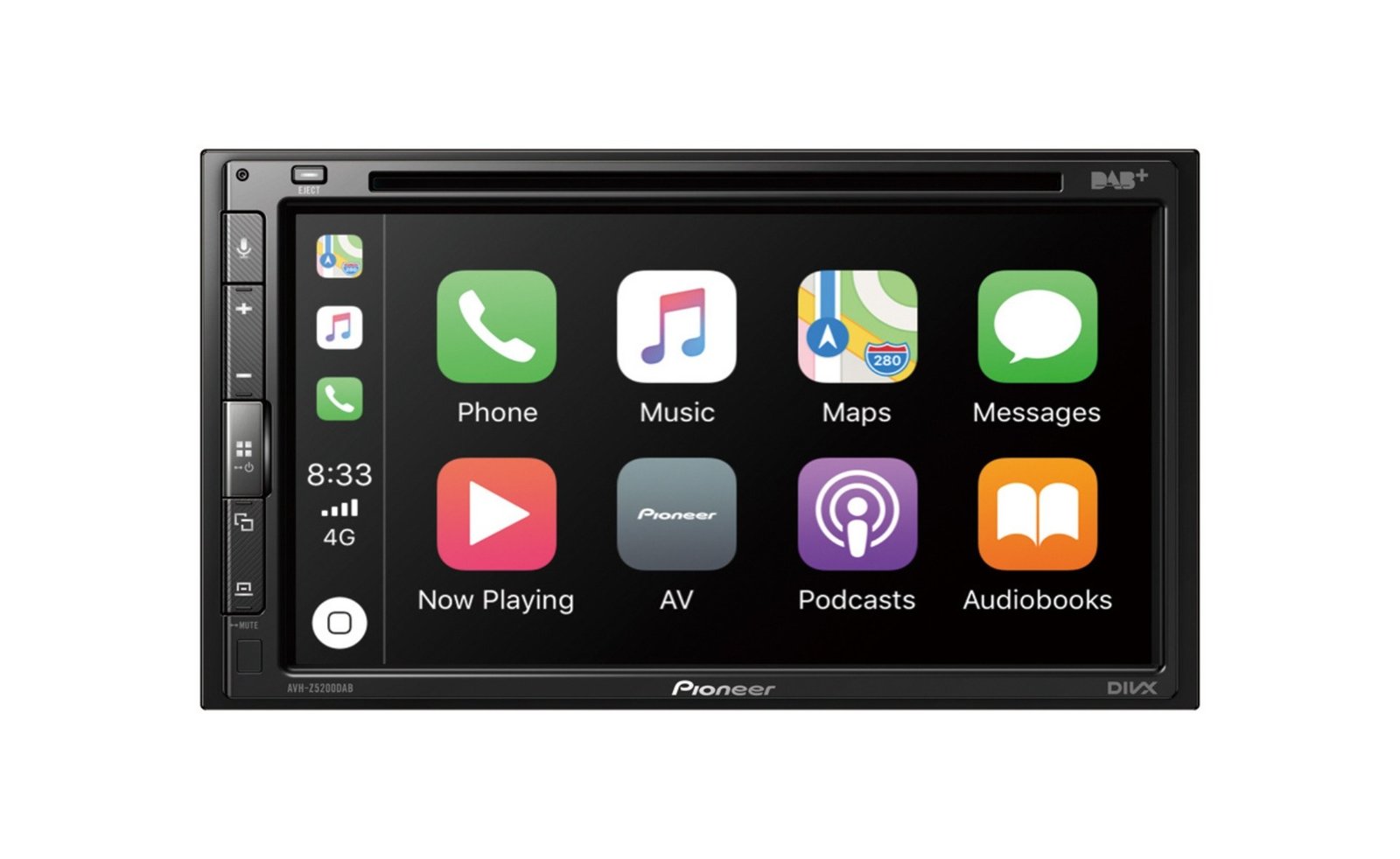 Pioneer AVH-Z5200DAB 2-DIN Autoradio mit 6,8-Zoll-Touchscreen und DAB+