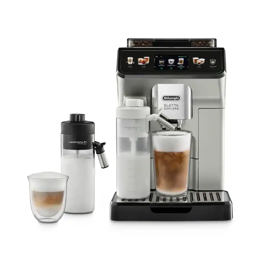 De'Longhi Eletta Explore ECAM 450.55.S Kaffeevollautomat mit Cold Brew