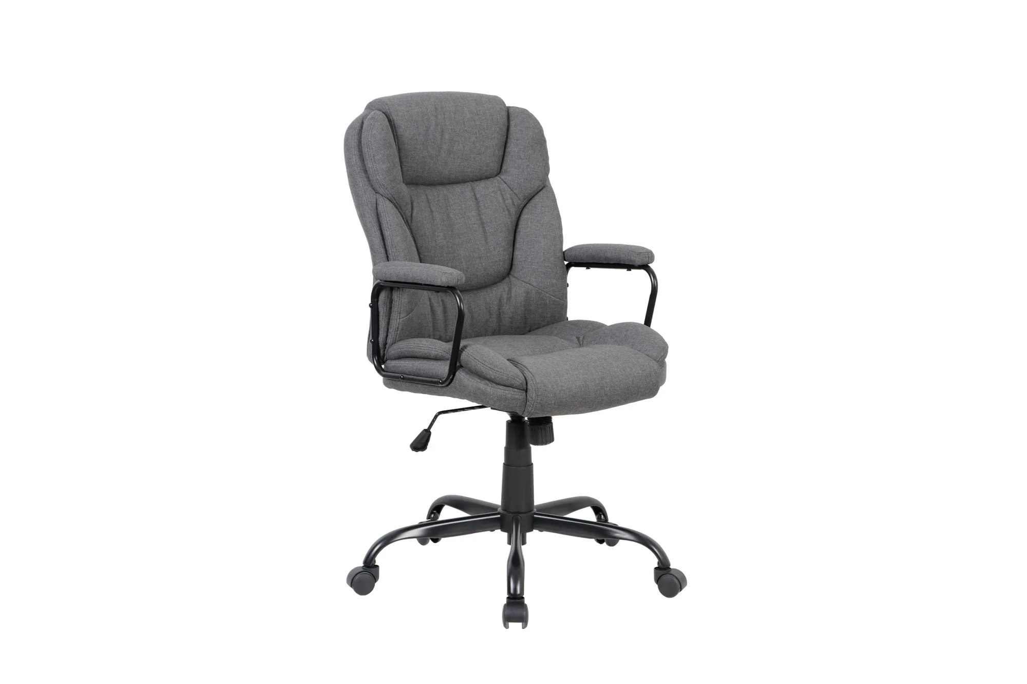 byLIVING Sting Chefsessel Gaming-Chair mit Webstoff grau und Wippmechanik