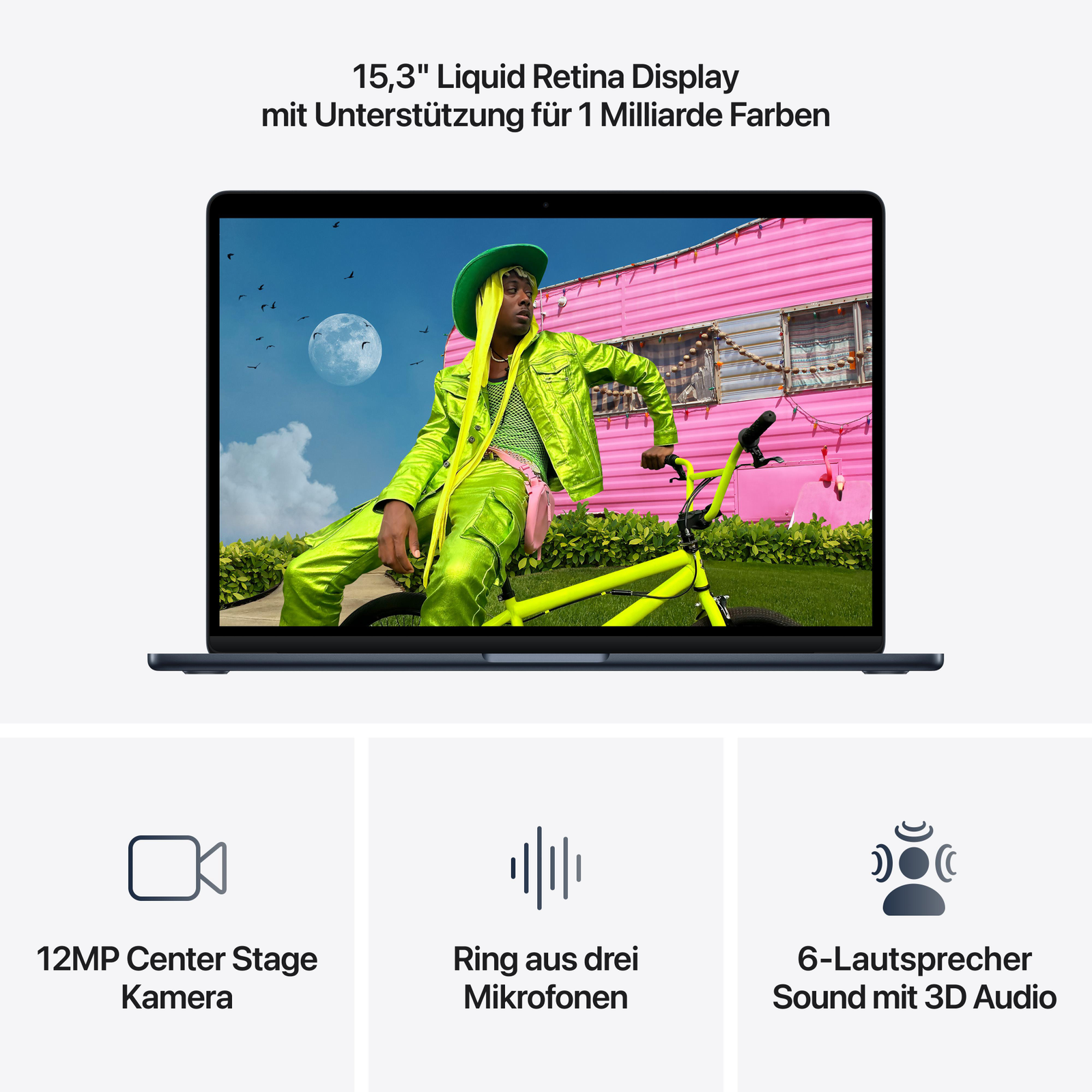 Apple MacBook Air 15 Zoll (2026) M5 10-Core CPU, 10-Core GPU