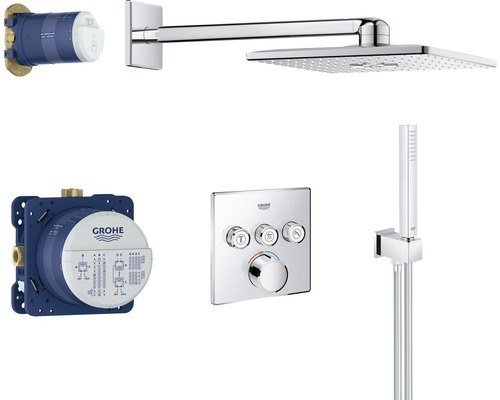 Grohe Grohtherm SmartControl 34712000 Duschsystem mit Kopfbrause 310 mm