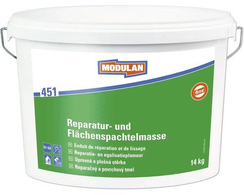 Modulan 451 Reparatur- und Flächenspachtelmasse weiß 14 kg